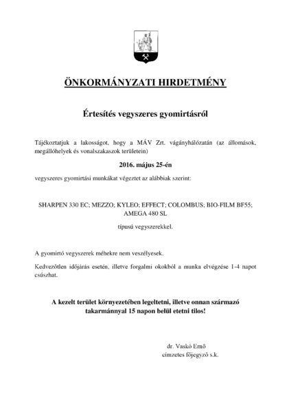 gyomírtás
